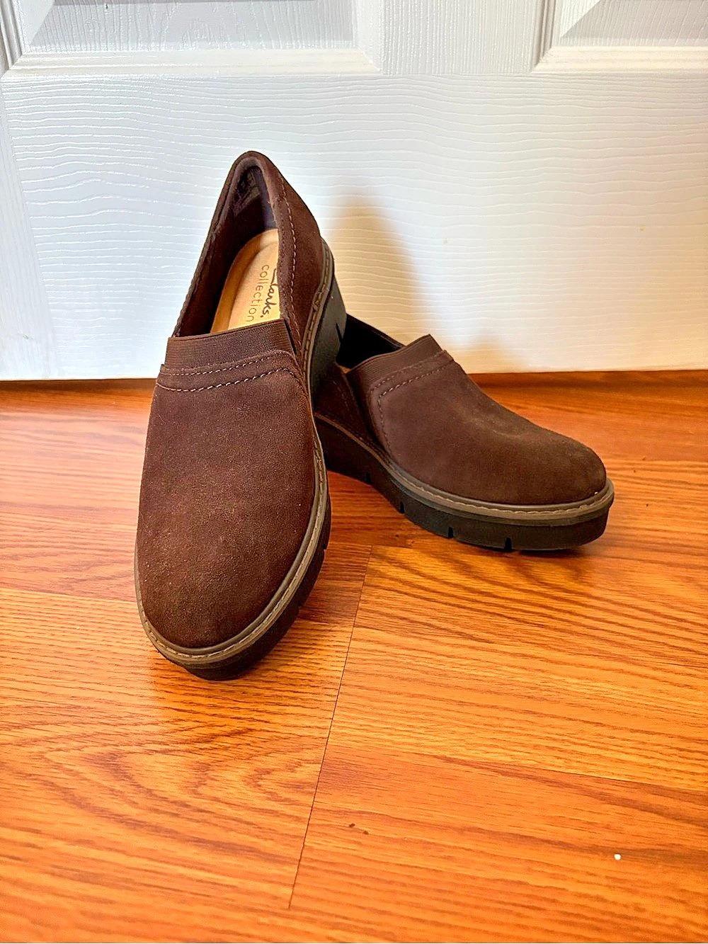 Clarks Collection slip-on Shoes Brown US 8 D